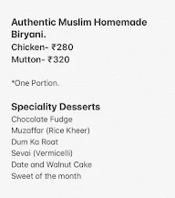 Simu’s Kitchen menu 1