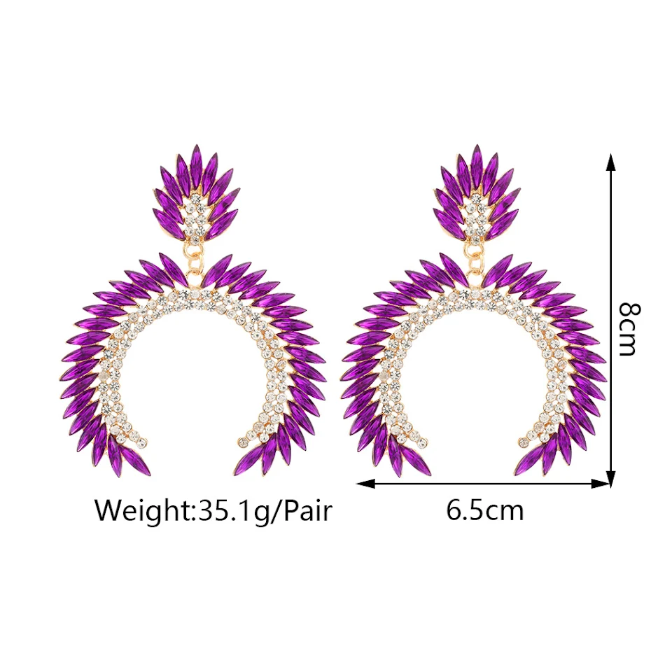 Kreative Design Große Teller Ohrringe Neu, ein auffälliges Accessoire, das Ihrem Look eine einzigartige Note verleiht und Blicke fängt.