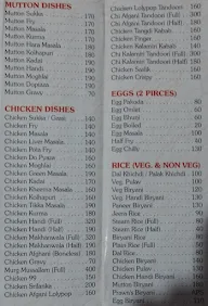 Madhubala menu 1