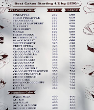 S N Cake Shop menu 4