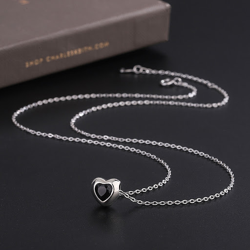 Title 4, Small Love Simple Temperament Necklace, S925 St...