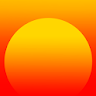 Sunset and Sunrise time icon