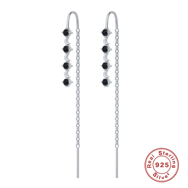 Title 5, Sterling zilveren oorhangers met kwastjes en di...