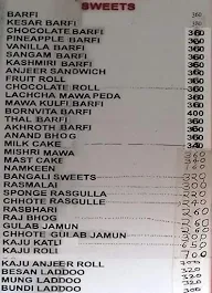 Brijesh Sweets Caterers menu 1