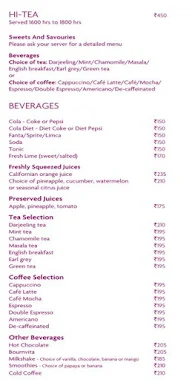 Deli - Crowne Plaza menu 1