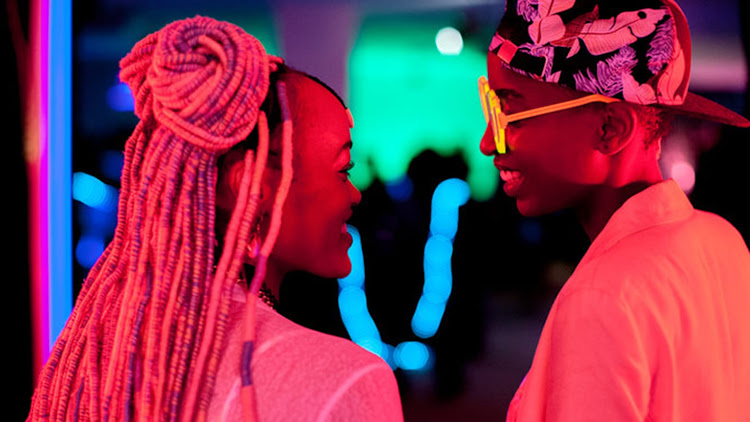 A scene from 'Rafiki'.