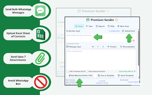 WA Bulk Message Sender - Premium Sender screenshot 2