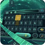 Cover Image of Download blue Scientific keyboard Black high-tech keyboard 10001002 APK