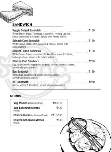 Swing Pub & Grub menu 