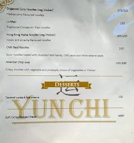 Yunchi menu 4