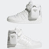 adidas for prada re-nylon forum hi white / white / silver metallic