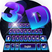3D Black Keyboard Theme  Icon