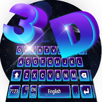 3D Black Keyboard Theme