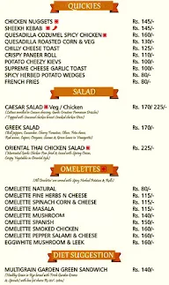 Chef Baker's menu 2