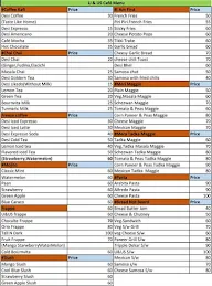 U & US Cafe menu 3