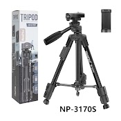 Giá Đỡ Tripod 3 Chân Np - 3170S Xoay 360 Độ Kèm Remote Tiện Dụng