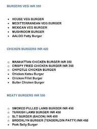 Frank's - Premium Burgers menu 1