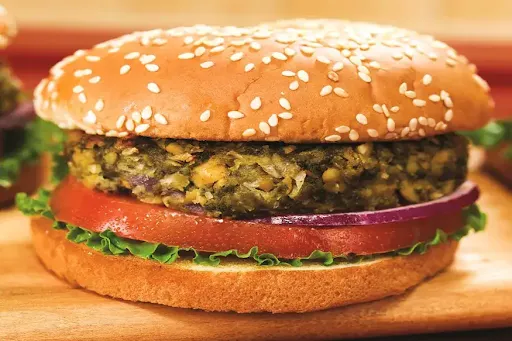 Corn Palak Burger