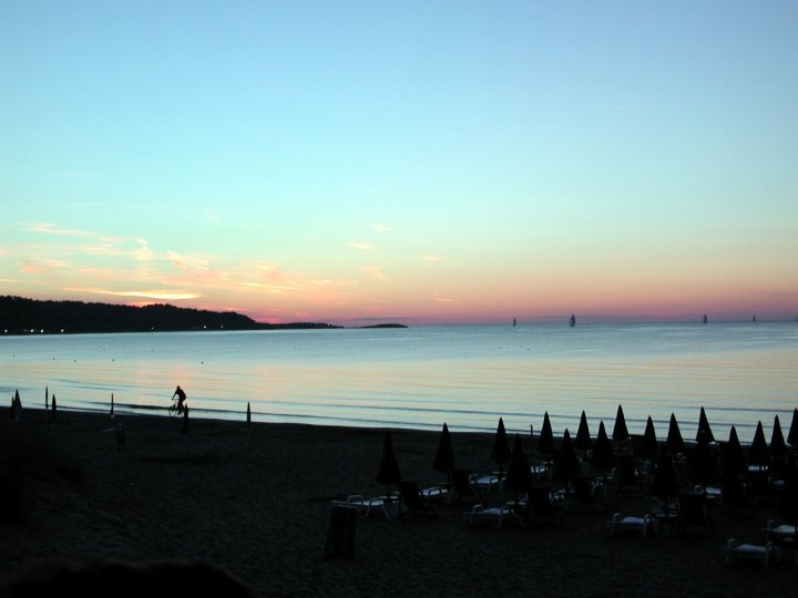 tramonto nel gargano di luvea