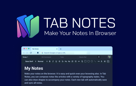 Tab Notes small promo image