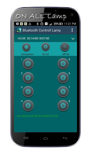 Bluetooth Control 8 Lamp