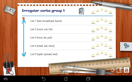 Irregular verbs english GR 1