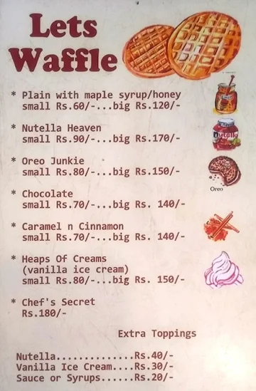 Vinnie's menu 