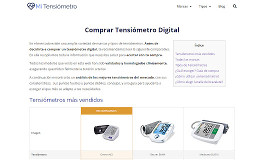 Comprar un Tensiómetro - MiTensiometro