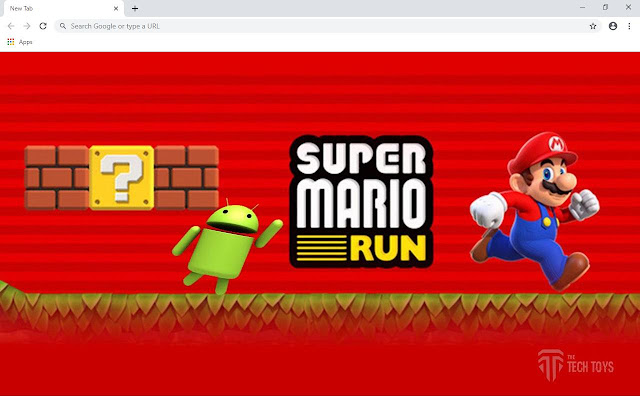 Super Mario Run Wallpapers and New Tab