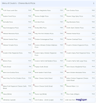Crusto's - Cheese Burst Pizza menu 1