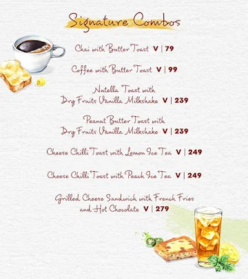 Sip Happens menu 