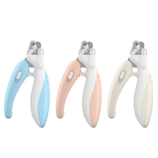 Professional Dog Nail Clippers With Led Light Pet Nail Clippers For Cats Dogs Splash-Proof Pet Cat Claw Scissors Dog Nai