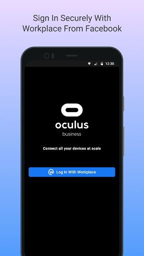 Screenshot Oculus for Business
