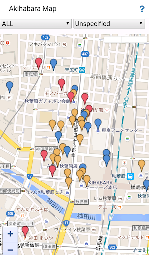 Akihabara tourist map