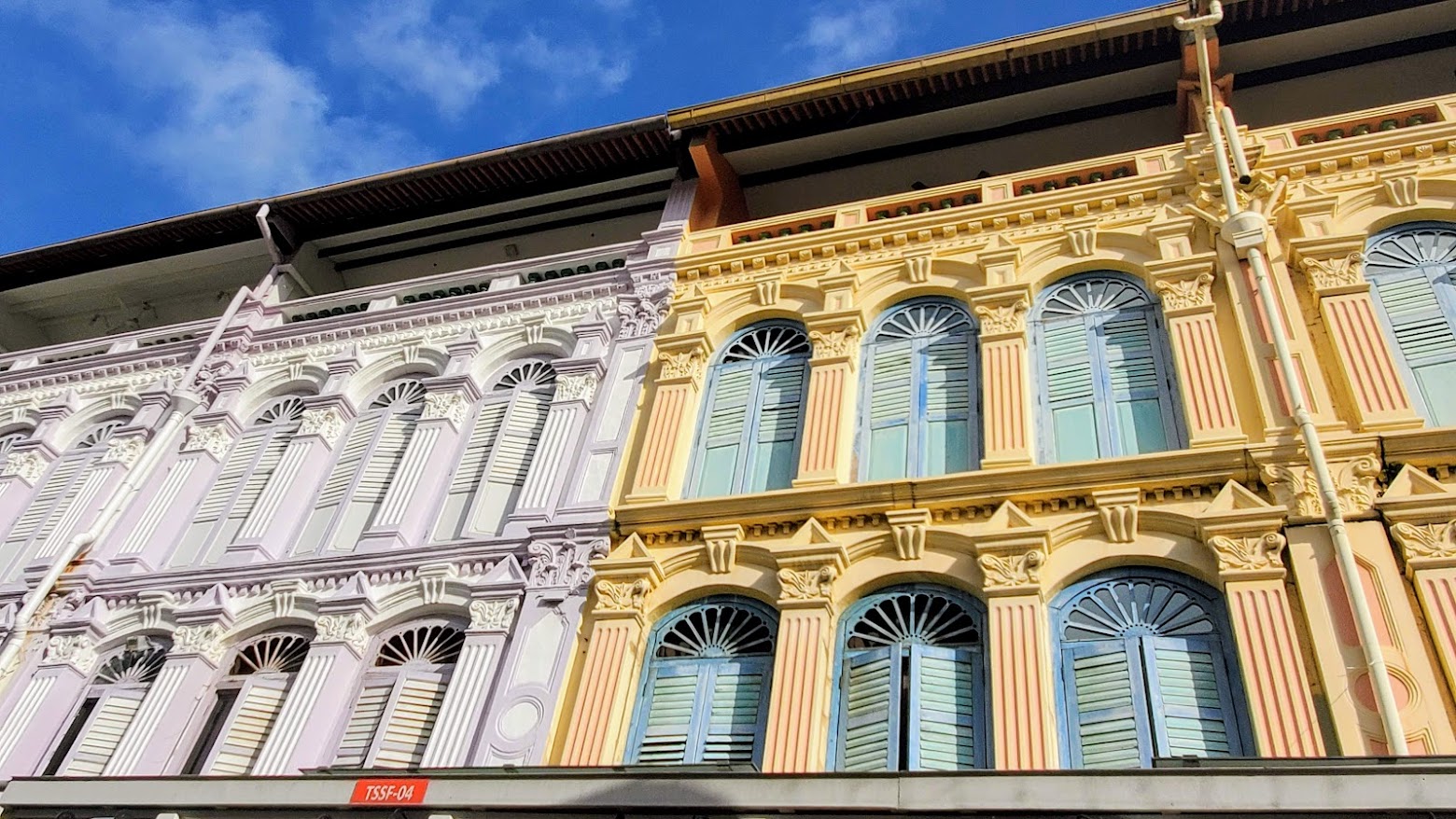 Peranakan Style Buildings in Singapore, Chinatown