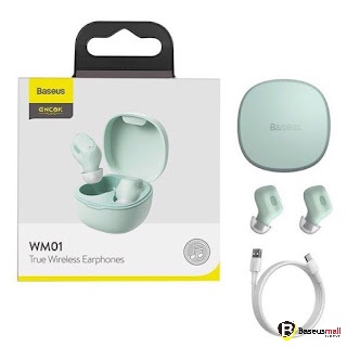 [Mã Elmall5 Giảm 5% Đơn 300K] Baseus - Baseusmall Vn Tai Nghe Bluetooth 5.0 Baseus Wm01/Wm01 Plus Tws Chống Ồn