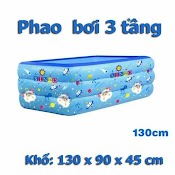 Bể Phao Bơi Cỡ Lớn 1M3 Cao 3 Tầng Cho Bé