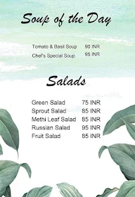 Forgotten Food menu 1