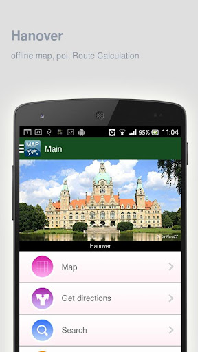Hanover Map offline