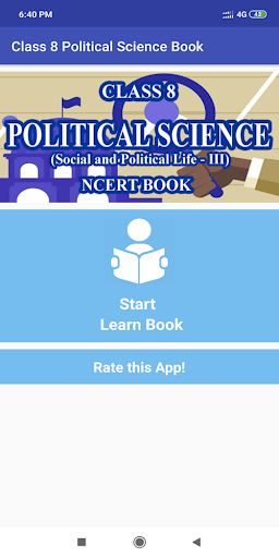 Class 8 Political Science NCERT Book in English