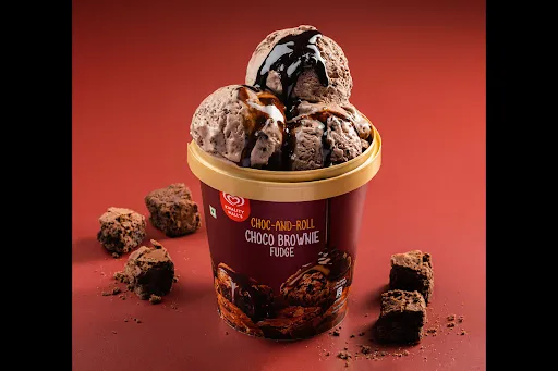 Choco Brownie Fudge Tub Ice Cream [700 Ml]