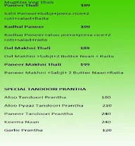 Mughlai Thali menu 6