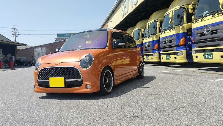 ミラジーノのかわいい相棒・コロナが早く終息しますように・娘も宜しく😃✌️に関するカスタム事例の投稿画像3枚目