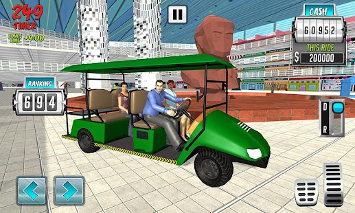 Shopping Mall Easy Taxi Driver Car Simulator Games