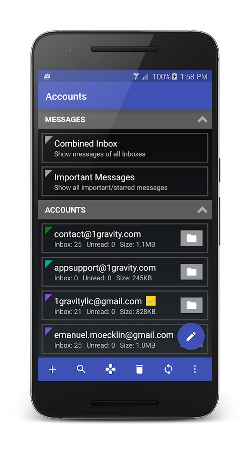   K-@ Mail Pro - Email App – Capture d'écran 