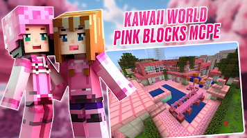 Insights and stats on Kawaii World mods for minecraft - pink  craft