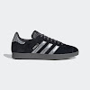 gazelle darksaber / core black / silver metallic / gray four