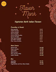 Flavour Monk menu 1