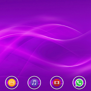 Download Layers Purple Xperien Theme For PC Windows and Mac