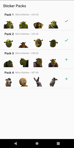 Shrek - Download Stickers from Sigstick